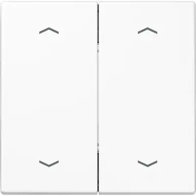 JUNG ENO LS 995 MP WW EnOcean draadloze wandzender 4-kanaals met pijlsymbolen LS990 alpine wit