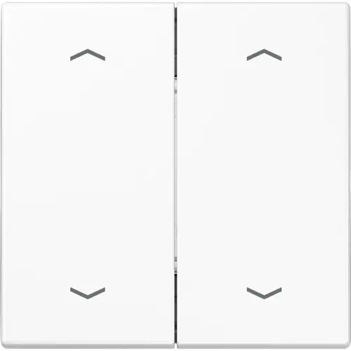 JUNG ENO LS 995 MP WW EnOcean draadloze wandzender 4-kanaals met pijlsymbolen LS990 alpine wit