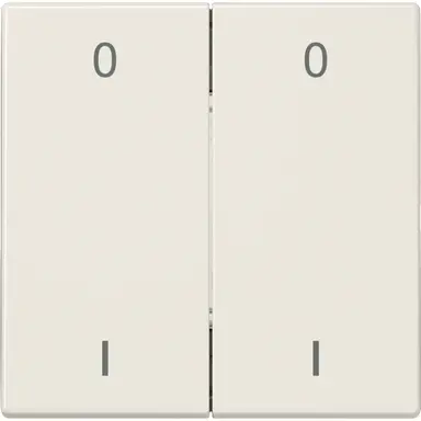 JUNG ENO LS 995-01 EnOcean draadloze wandzender 4-kanaals met symbolen 0-1 LS990 creme