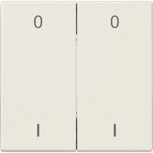 JUNG ENO LS 995-01 EnOcean draadloze wandzender 4-kanaals met symbolen 0-1 LS990 creme