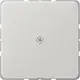 JUNG CD 590 A LG centraalplaat met snoerinvoer en draagring CD500 lichtgrijs