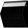 JUNG A 569-30 BF PL SW centraalplaat voor montage adapter 30 graden met tekstvenster A-range zwart glans