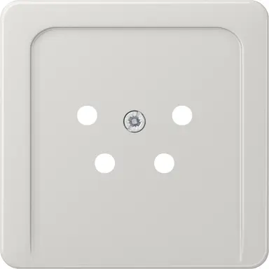 JUNG CD 561 TF LG centraalplaat telefoon 4-polig CD500 lichtgrijs