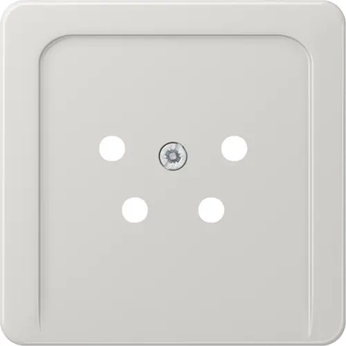 JUNG CD 561 TF LG centraalplaat telefoon 4-polig CD500 lichtgrijs