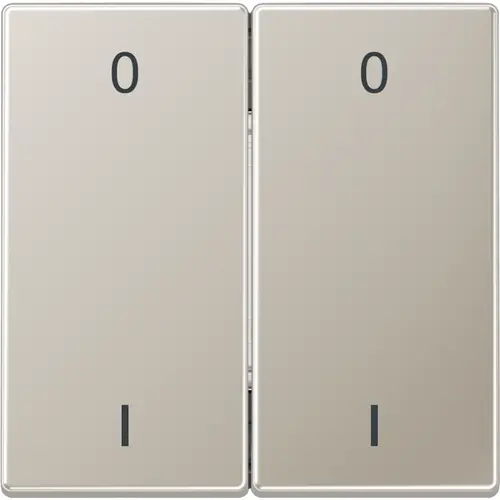 JUNG ENO ES 2995-01-L EnOcean draadloze wandzender 4-kanaals met symbolen 0-1 LS990 edelstaal
