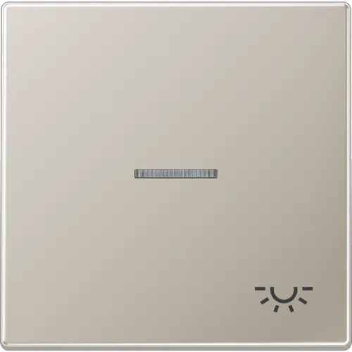 JUNG ES 2990 KO5 L schakelwip met lichtsymbool en controlevenster LS990 edelstaal