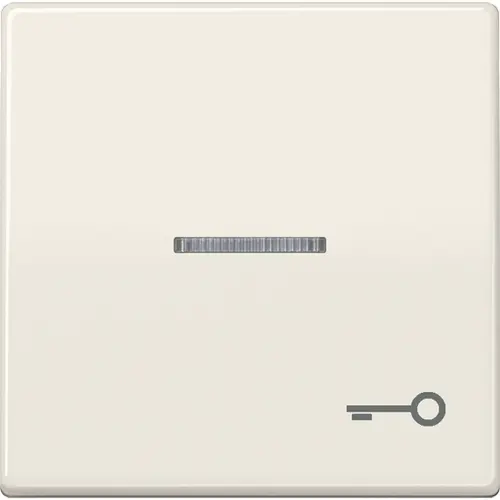 JUNG AS 591 KO5T schakelwip met sleutelsymbool en controlevenster creme