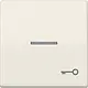 JUNG AS 591 KO5T schakelwip met sleutelsymbool en controlevenster creme