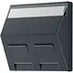JUNG A 569-30 BF PL ANM centraalplaat voor montage adapter 30 graden met tekstvenster A-range antraciet mat