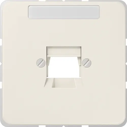 JUNG 569-1 NWE afdekking 1-voudig modulair jack + draagring CD500 creme