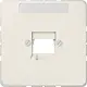 JUNG 569-1 NWE afdekking 1-voudig modulair jack + draagring CD500 creme