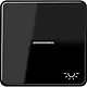 JUNG CD 590 KO5L SW schakelwip met lichtsymbool en controlevenster CD500 zwart glans