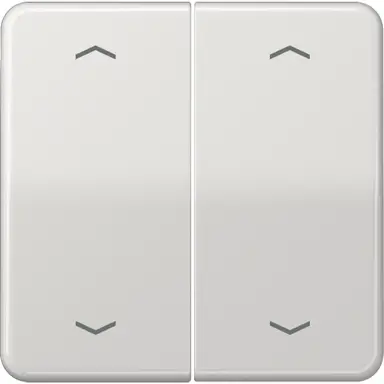 JUNG CD 595 MP LG schakelwip 2-voudig met pijlsymbolen CD500 lichtgrijs