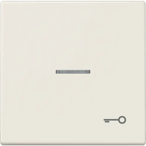 JUNG LS 990 KO5 T schakelwip met sleutelsymbool en controlevenster LS990 creme