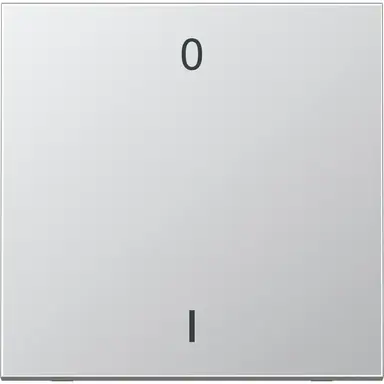 JUNG ENO AL 2990-01-L EnOcean draadloze wandzender 2-kanaals met symbolen 0-1 LS990 aluminium