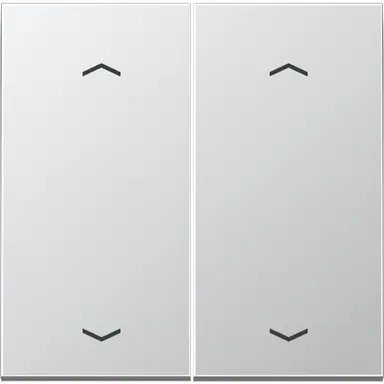 JUNG ENO AL 2995 MP-L EnOcean draadloze wandzender 4-kanaals met pijlsymbolen LS990 aluminium