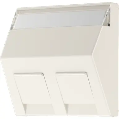 JUNG A 569-30 BF PL centraalplaat voor montage adapter 30 graden met tekstvenster A-range creme