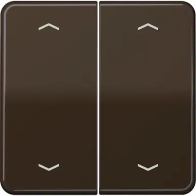 JUNG CD 595 MP BR schakelwip 2-voudig met pijlsymbolen CD500 bruin