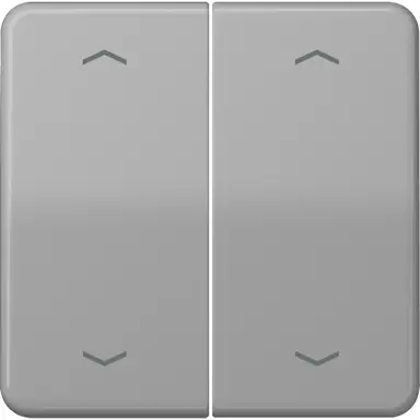 JUNG CD 595 MP GR schakelwip 2-voudig met pijlsymbolen CD500 grijs