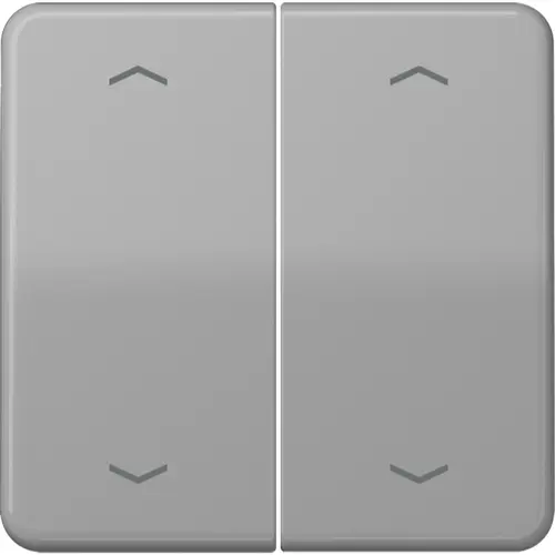 JUNG CD 595 MP GR schakelwip 2-voudig met pijlsymbolen CD500 grijs