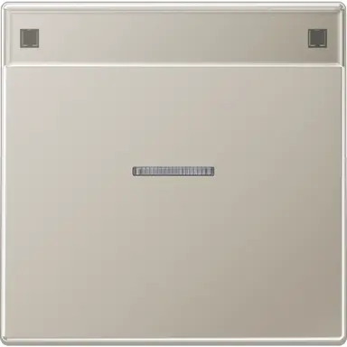 JUNG ES 2990 NAKO5 schakelwip met controlevenster en tekstvenster LS990 edelstaal