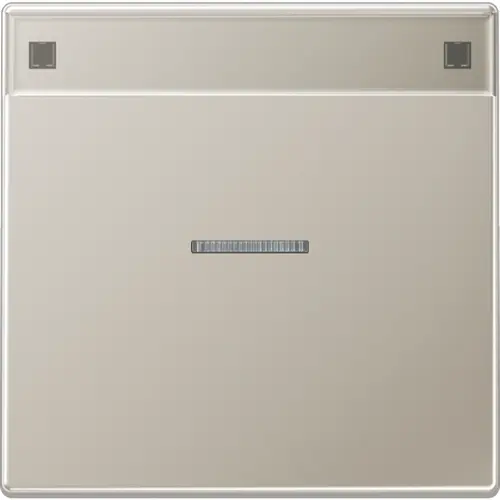 JUNG ES 2990 NAKO5 schakelwip met controlevenster en tekstvenster LS990 edelstaal