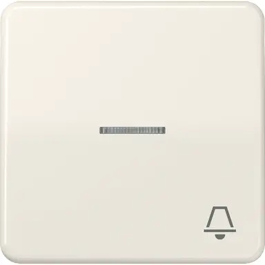 JUNG CD 590 KO5K schakelwip met belsymbool en controlevenster CD500 creme