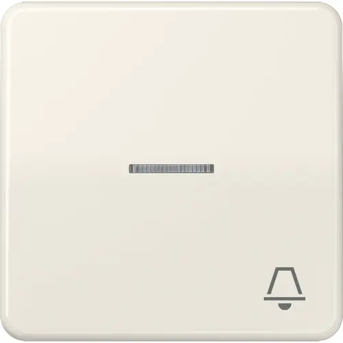 JUNG CD 590 KO5K schakelwip met belsymbool en controlevenster CD500 creme
