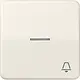 JUNG CD 590 KO5K schakelwip met belsymbool en controlevenster CD500 creme