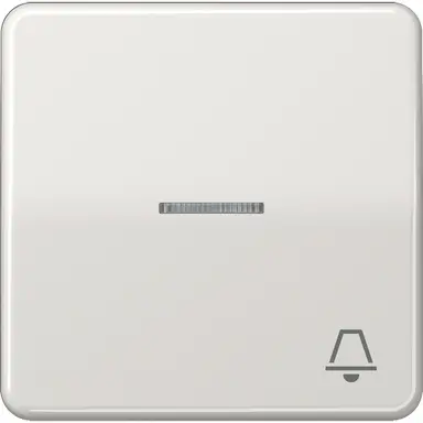 JUNG CD 590 KO5K LG schakelwip met belsymbool en controlevenster CD500 lichtgrijs