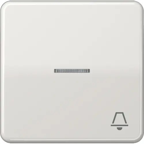 JUNG CD 590 KO5K LG schakelwip met belsymbool en controlevenster CD500 lichtgrijs