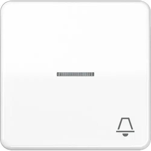 JUNG CD 590 KO5K WW schakelwip met belsymbool en controlevenster CD500 alpine wit
