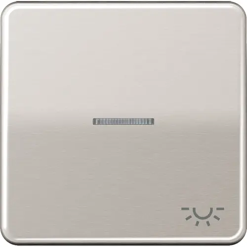 JUNG CD 590 KO5L PT schakelwip met lichtsymbool en controlevenster CD500 platina