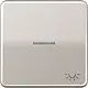 JUNG CD 590 KO5L PT schakelwip met lichtsymbool en controlevenster CD500 platina