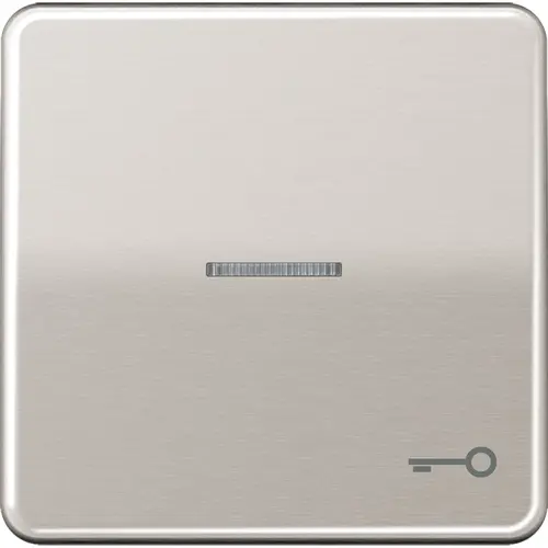 JUNG CD 590 KO5T PT schakelwip met sleutelsymbool en controlevenster CD500 platina