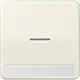 JUNG CD 590 NAKO5 schakelwip met controlevenster en tekstvenster CD500 creme
