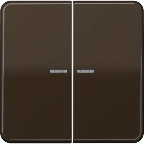 JUNG CD 595 KO5 BR schakelwip 2-voudig met controlevenster CD500 bruin