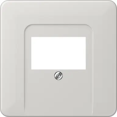 JUNG CD 569 T LG centraalplaat multimedia CD500 lichtgrijs