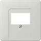 JUNG CD 569 T LG centraalplaat multimedia CD500 lichtgrijs