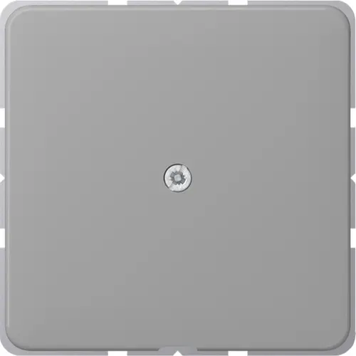JUNG CD 590 A GR centraalplaat met snoerinvoer en draagring CD500 grijs