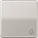 JUNG CD 590 K PT schakelwip met belsymbool CD500 platina