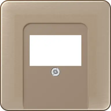 JUNG CD 569 T GB centraalplaat multimedia CD500 goud brons