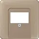 JUNG CD 569 T GB centraalplaat multimedia CD500 goud brons