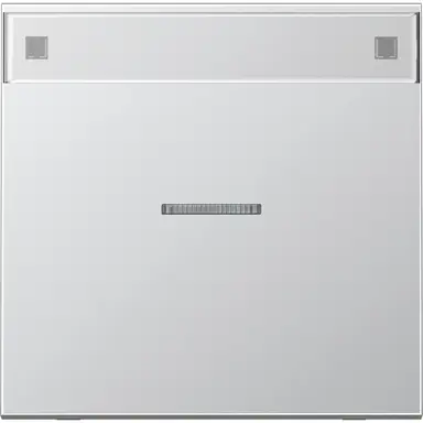 JUNG AL 2990 NAKO5 schakelwip met controlevenster en tekstvenster LS990 aluminium