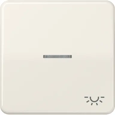 JUNG CD 590 KO5L schakelwip met lichtsymbool en controlevenster CD500 creme
