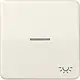 JUNG CD 590 KO5L schakelwip met lichtsymbool en controlevenster CD500 creme