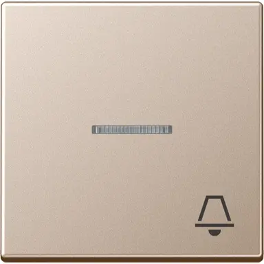 JUNG A 590 KO5 K CH schakelwip met belsymbool controlevenster A-range champagne