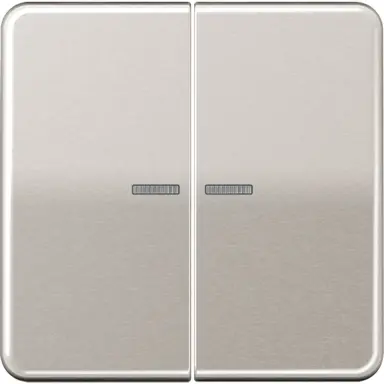JUNG CD 595 KO5 PT schakelwip 2-voudig met controlevenster CD500 platina
