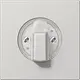 JUNG LS 1941 LG draaiknop tbv jaloezie of draaischakelaar LS990 lichtgrijs