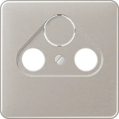 JUNG CD 561 SAT PT centraalplaat coax/sat CD500 platina